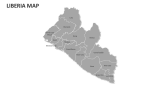 Liberia map - Slide 2