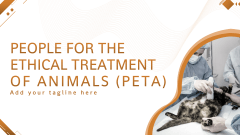 People for the Ethical Treatment of Animals (PETA) - Slide 1