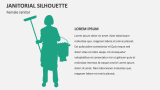 Janitorial Silhouette (Female Janitor) - Slide 4