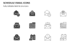 Schedule Email Icons - Slide 2