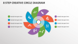 8 Step Creative Circle Diagram - Slide 1