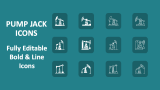 Pump Jack Icons - Slide 1