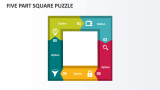 Five Part Square Puzzle - Slide 1