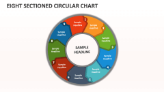 Eight Sectioned Circular Chart - Slide 1