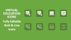 Virtual Education Icons - Slide 1