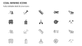 Coal Mining Icons - Slide 2