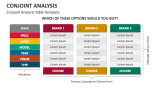 Conjoint Analysis Table Template - Slide 7