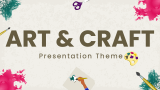 Free - Art and Craft Presentation Theme for Google Slides and ...