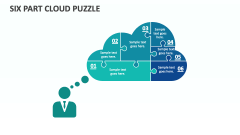 Six Part Cloud Puzzle - Slide 1