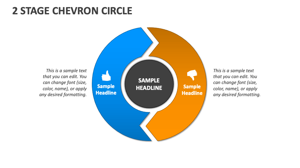 2 Stage Chevron Circle - Slide 1