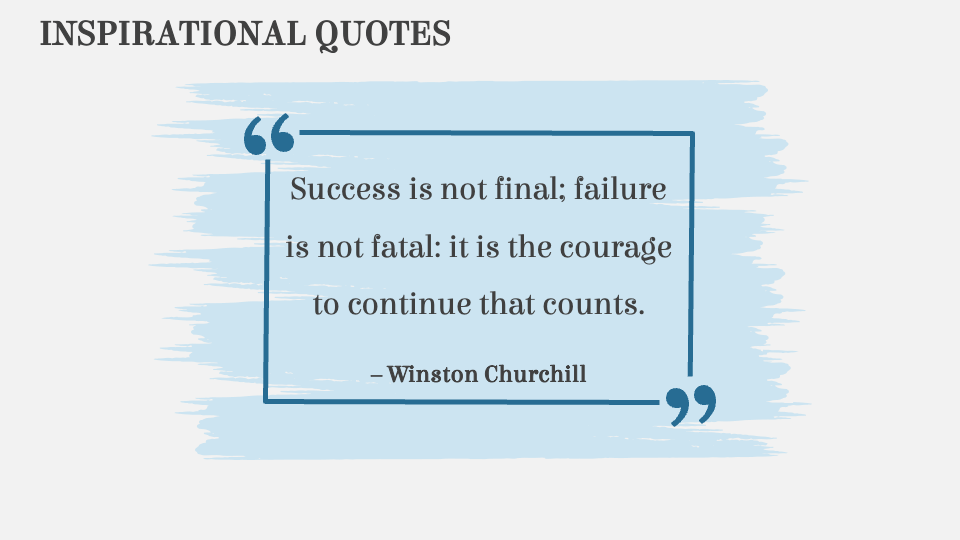 Inspirational Quotes Template for PowerPoint and Google Slides PPT Slides