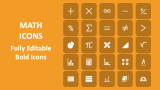 Math Icons - Slide 1