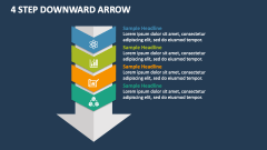 4 Step Downward Arrow - Slide 1