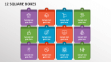 12 Square Boxes - Slide 1