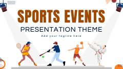 Sports Events Presentation Theme - Slide 1