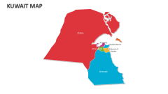 Kuwait map - Slide 1
