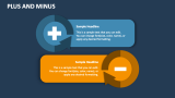 Plus and Minus PowerPoint and Google Slides Template - PPT Slides