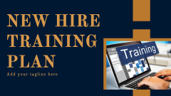 New Hire Training Plan - Slide 1