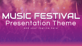Music Festival Presentation - Slide 1
