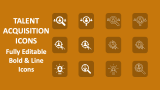 Talent Acquisition Icons - Slide 1