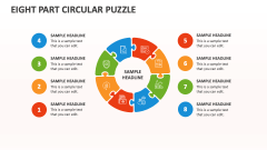 Eight Part Circular Puzzle - Slide 1