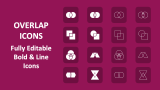Overlap Icons - Slide 1