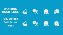Working Hour Icons - Slide 1