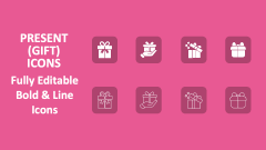 Present (gift) Icons - Slide 1