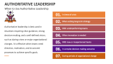 When to Use Authoritative Leadership - Slide 5