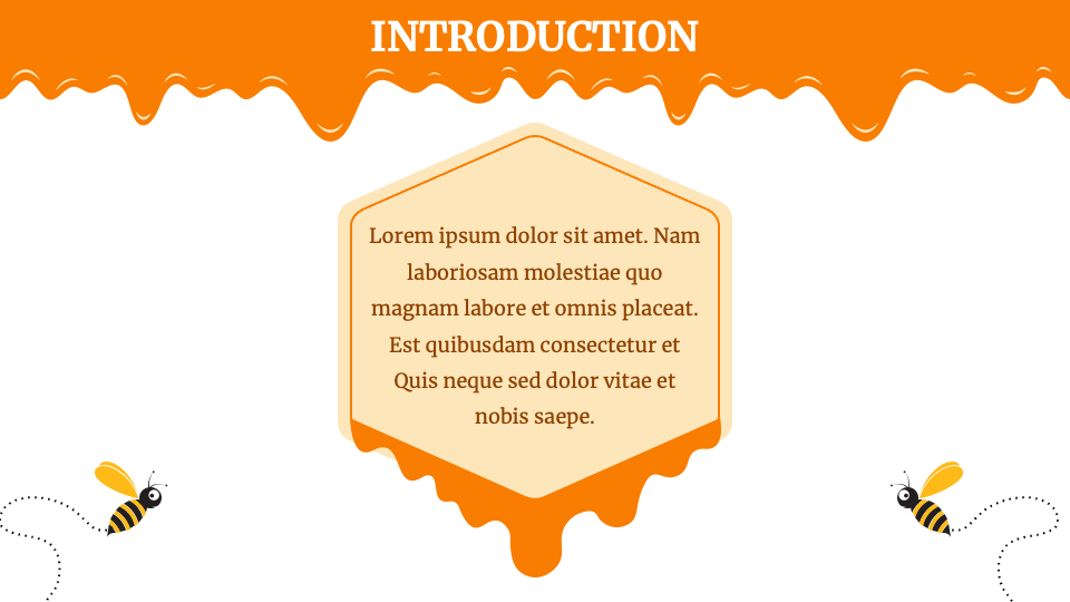 Honey Presentation Theme for PowerPoint and Google Slides - PPT Slides