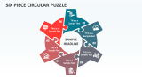 Six Piece Circular Puzzle - Slide 1