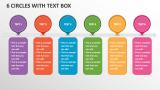 6 Circles with Text Box - Slide 1