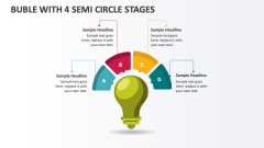 Buble with 4 Semi Circle Stages - Slide 1