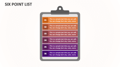 Six Point List - Slide 1