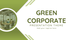Green Corporate Presentation - Slide 1