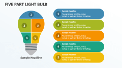 Five Part Light Bulb - Slide 1