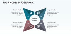 Four Nodes Infographic - Slide 1
