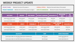 Weekly Project Update - Slide 1