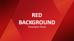 Red Background Theme - Slide 1