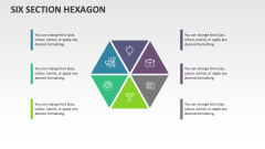 Six Section Hexagon - Slide 1