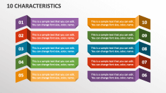 10 Characteristics - Slide 1