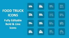 Food Truck Icons - Slide 1