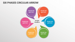 Six Phases Circular Arrow - Slide 1