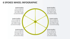 6 Spokes Wheel Infographic - Slide 1
