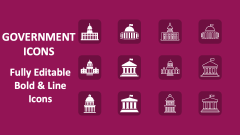 Government Icons - Slide 1