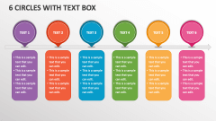 6 Circles with Text Box - Slide 1