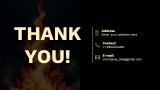 Fire Background Theme - Slide 12