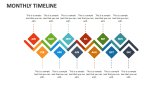 Monthly Timeline - Slide 10