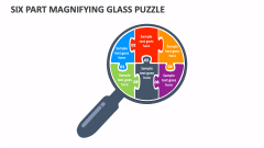 Six Part Magnifying Glass Puzzle - Slide 1