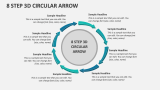 8 Step 3d Circular Arrow - Slide 1